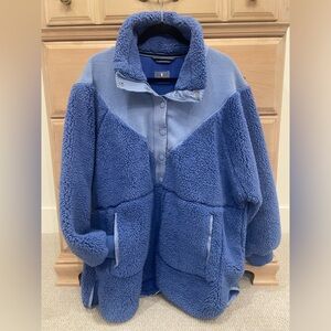 Free People Fleece Quarter Snap